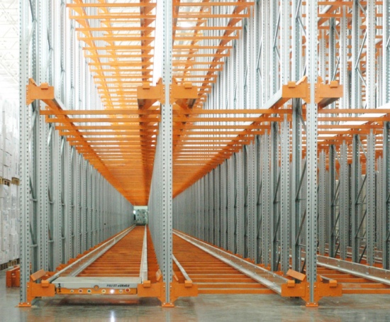 Автоматизированные  стеллажные системы с радио шаттлами PALLET SHUTTLE