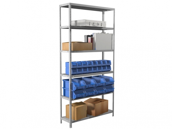 Стеллаж металлический MS Standart 220/100х30/6