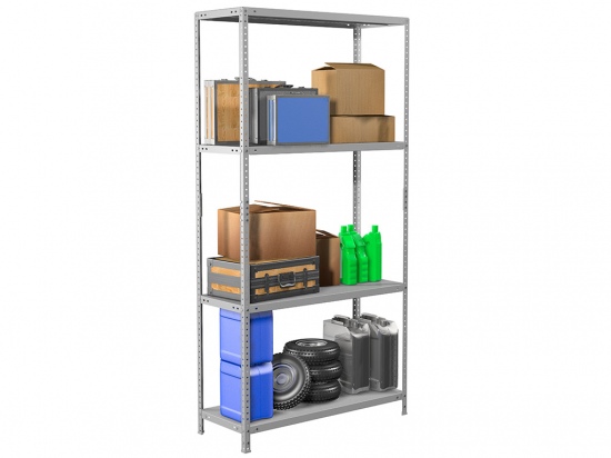 Стеллаж металлический MS Standart 200KD/100х40/4
